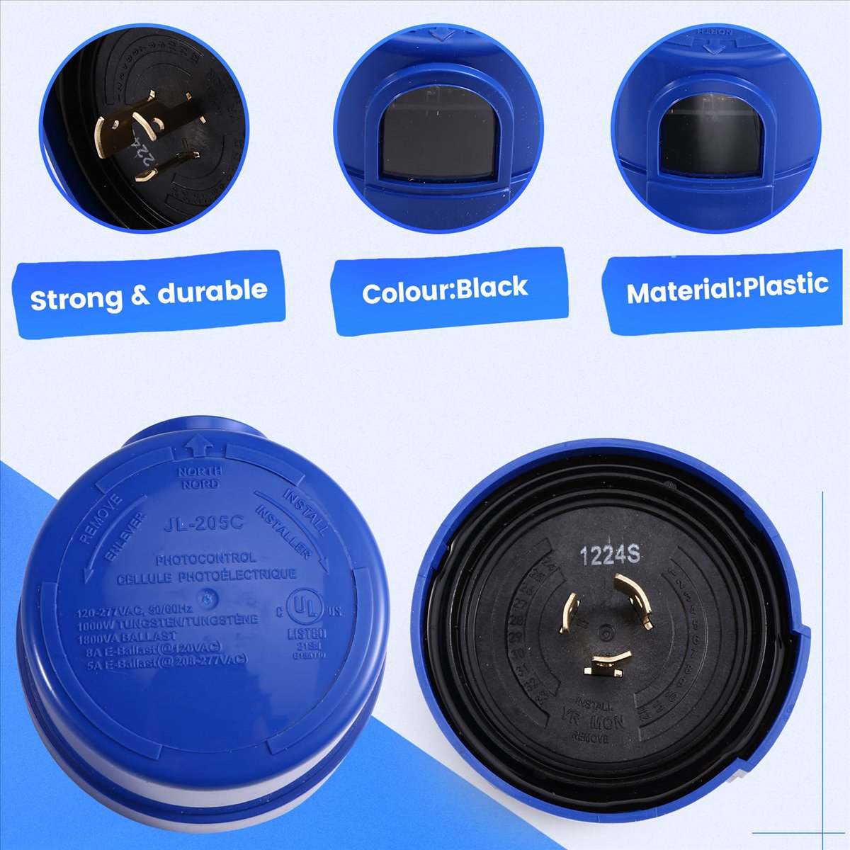 Photocell Outdoor Lighting - AS99 HAPPY^3 팩 야외 조명용 포토셀,