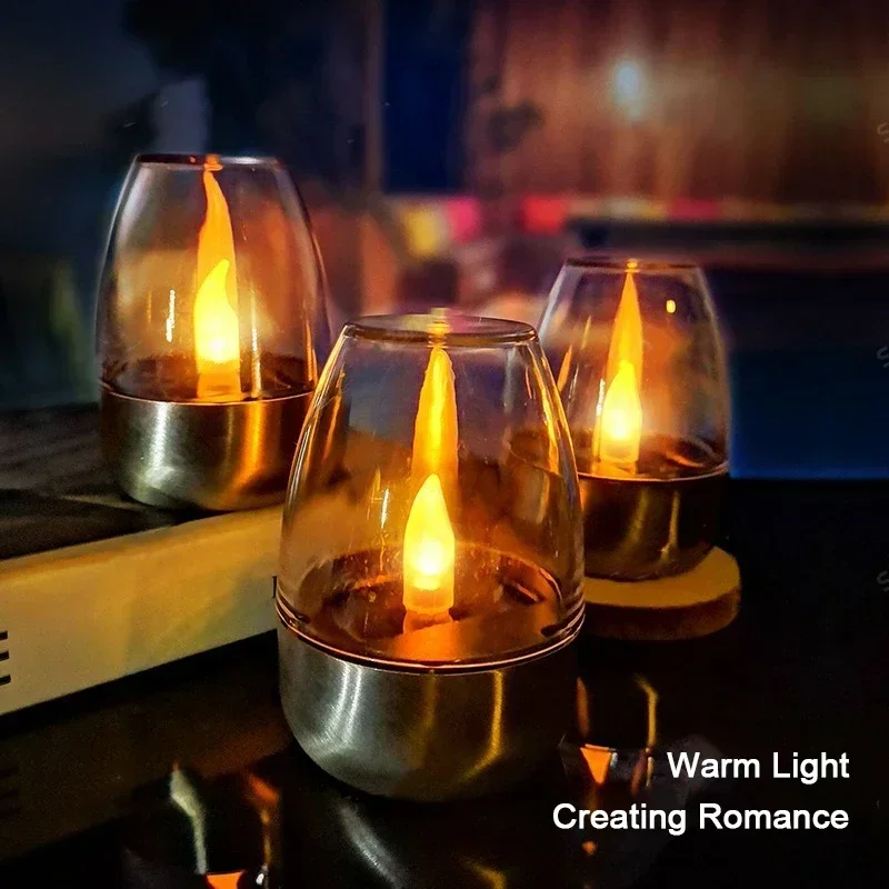 Outdoor Lighting Transformer - LED 태양 양초 빛 Flameless 충전식