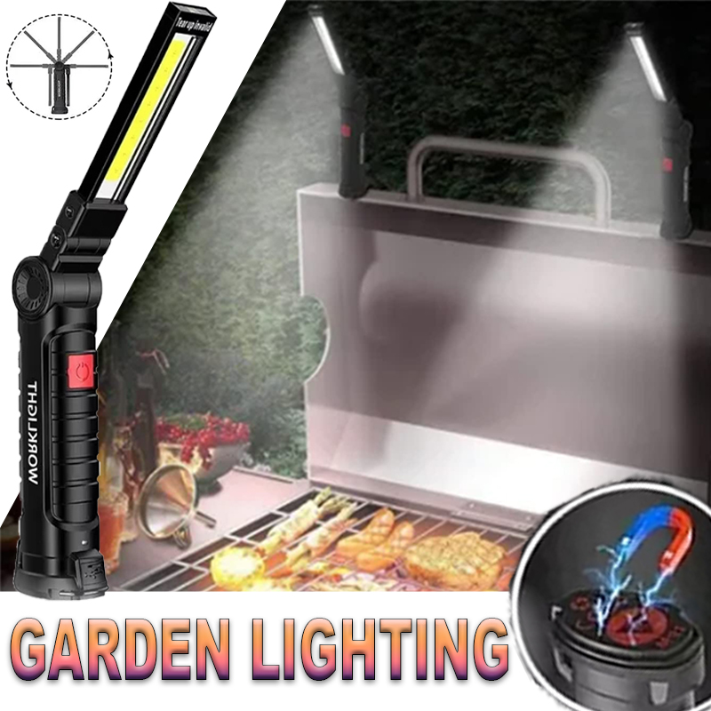 Outdoor Lighting Lowes - 마그네틱 후크가있는 휴대용 LED 손전등 야외