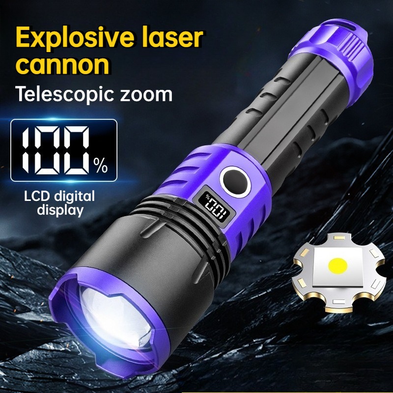 Outdoor Lighting Usb - 다기능 강력 LED 손전등 USB 충전