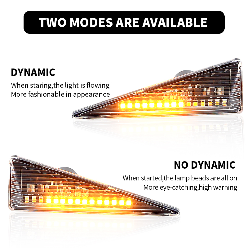 Outdoor Lighting Yellow - 르노 메간 20용 2PCS LED 방향지시등