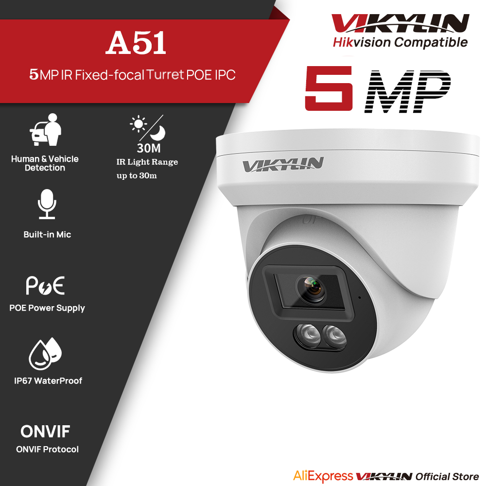 Outdoor Lighting Mains Powered - VIKYLIN 5MP IP 보안 카메라(IR 야간