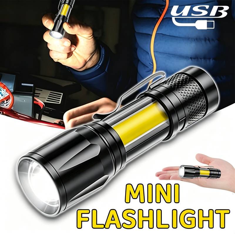 Outdoor Lighting Usb - 미니 LED 손전등 COB 투광등 휴대용
