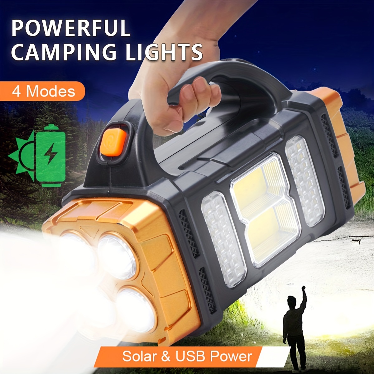 Photocell Outdoor Lighting - 새로운 업그레이드 충전식 고출력 태양광 LED