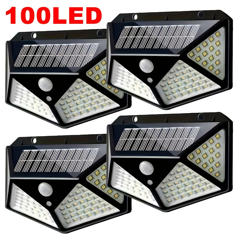 Photocell Outdoor Lighting - 100LED 야외 태양광 정원등, 모션 센서