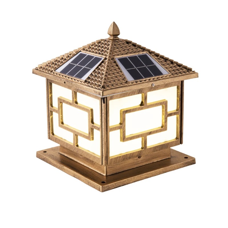 Outdoor Lighting Mains Powered - 태양광 방수 기둥형 정문등 현대식 야외