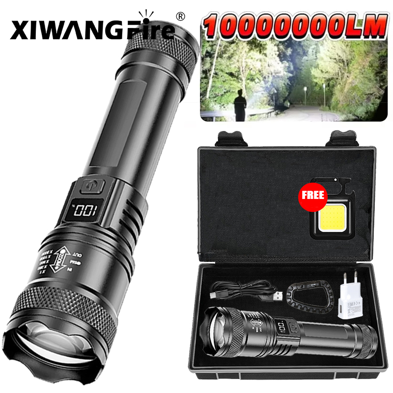 Outdoor Lighting Setup - 울트라 브라이트 LED 손전등 2000LM Type-C