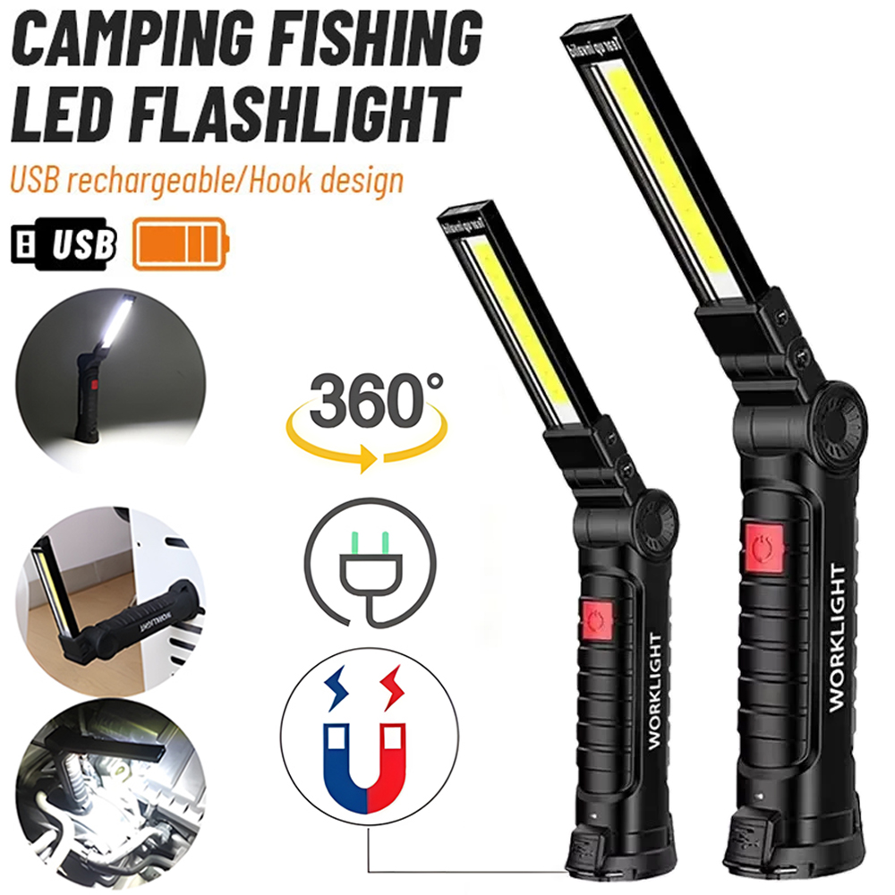 Outdoor Lighting Usb - 자석, 후크 360이 포함된 LED COB