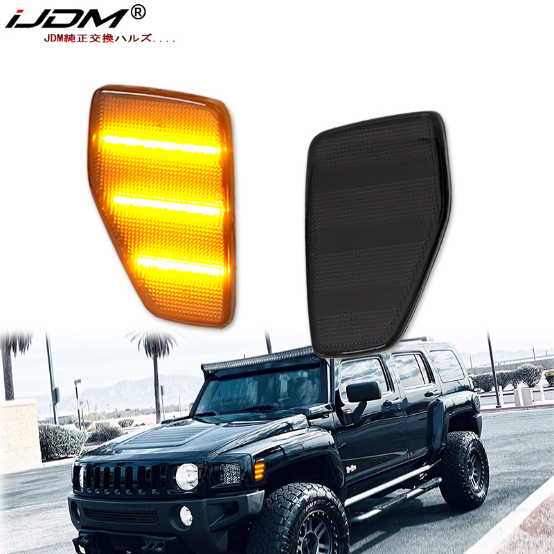 Outdoor Lighting Yellow - iJDM 자동차 앰버 트리플 로우 LED