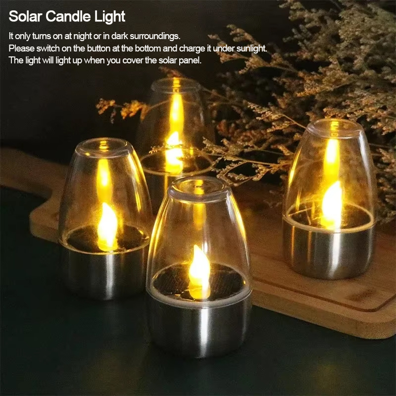 LED 태양 양초 빛 Flameless 충전식 야간 조 - Outdoor Lighting Transformer 리뷰 및 가격
