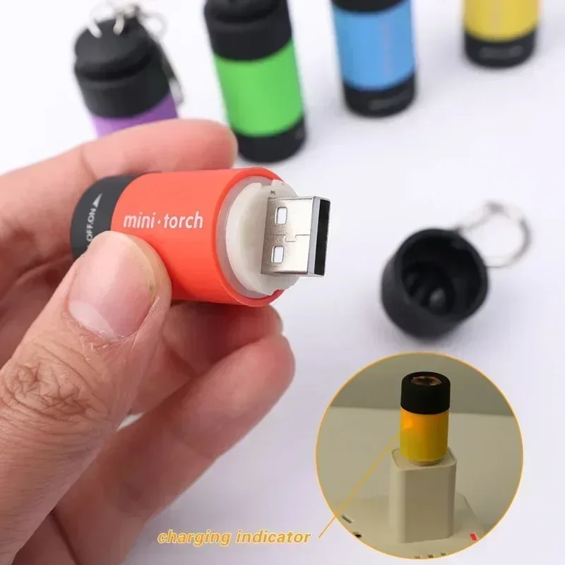 USB 충전식 LED 다기능 강력한 빛 포켓 키체인 손 - Outdoor Lighting Usb 리뷰 및 가격