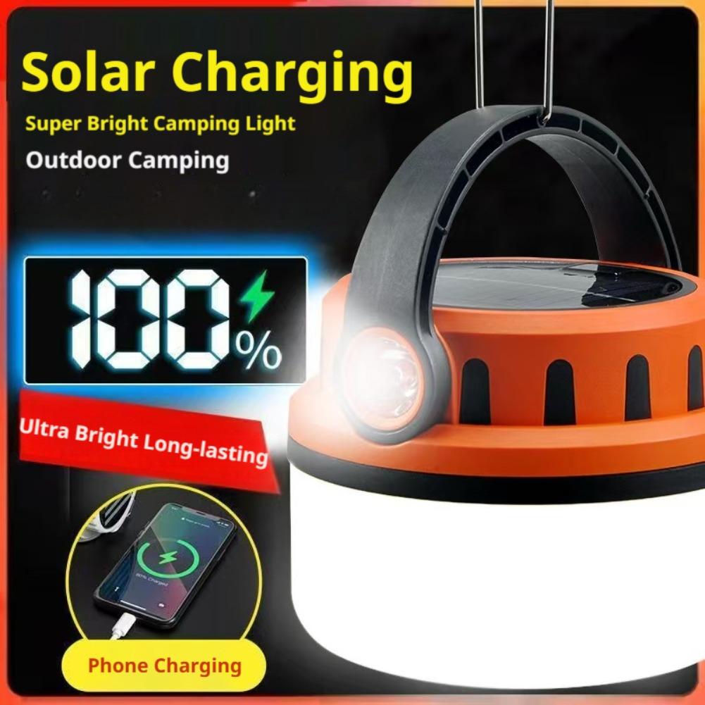 새로운 태양광 캠핑 조명 충전식 배터리 텐트 조명 다기 - Outdoor Lighting Transformer 리뷰 및 가격