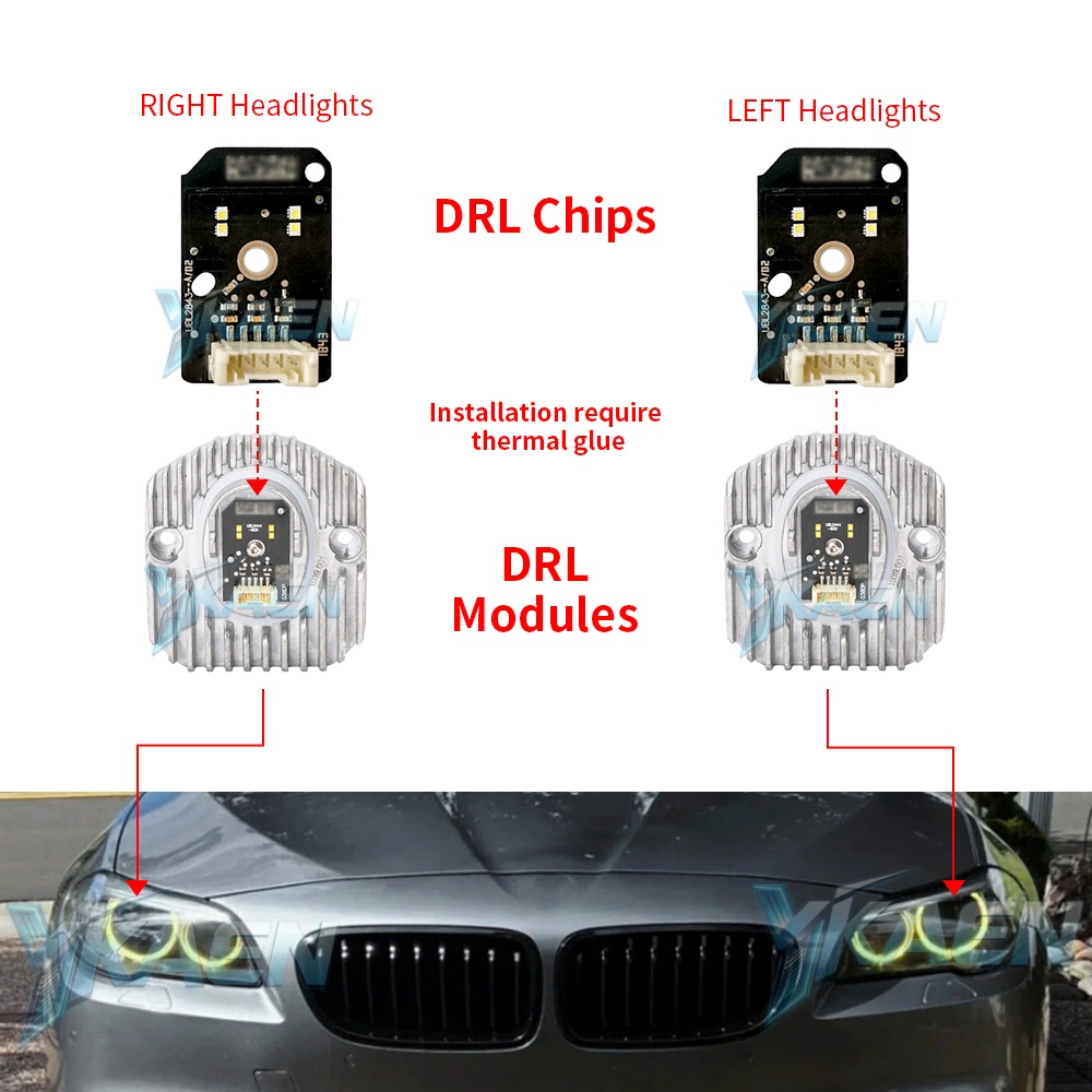 BMW 5 시리즈 M5 F90 G30 G31 G38 G - Outdoor Lighting Yellow 리뷰 및 가격