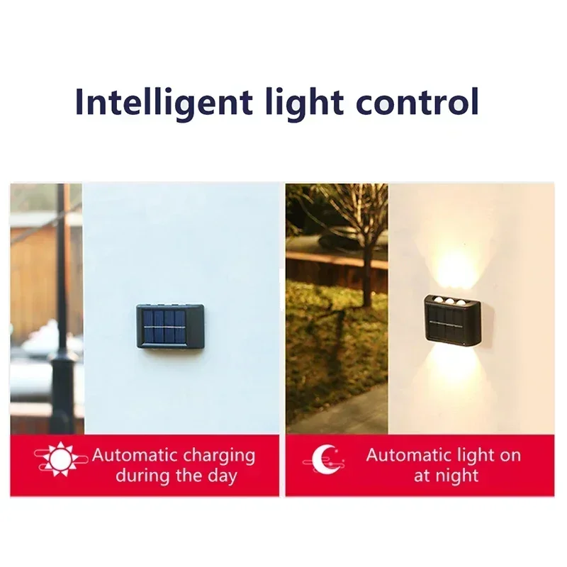 LED 태양광 조명 야외 방수 솔라 벽등 위아래 발광  - Photocell Outdoor Lighting 리뷰 및 가격