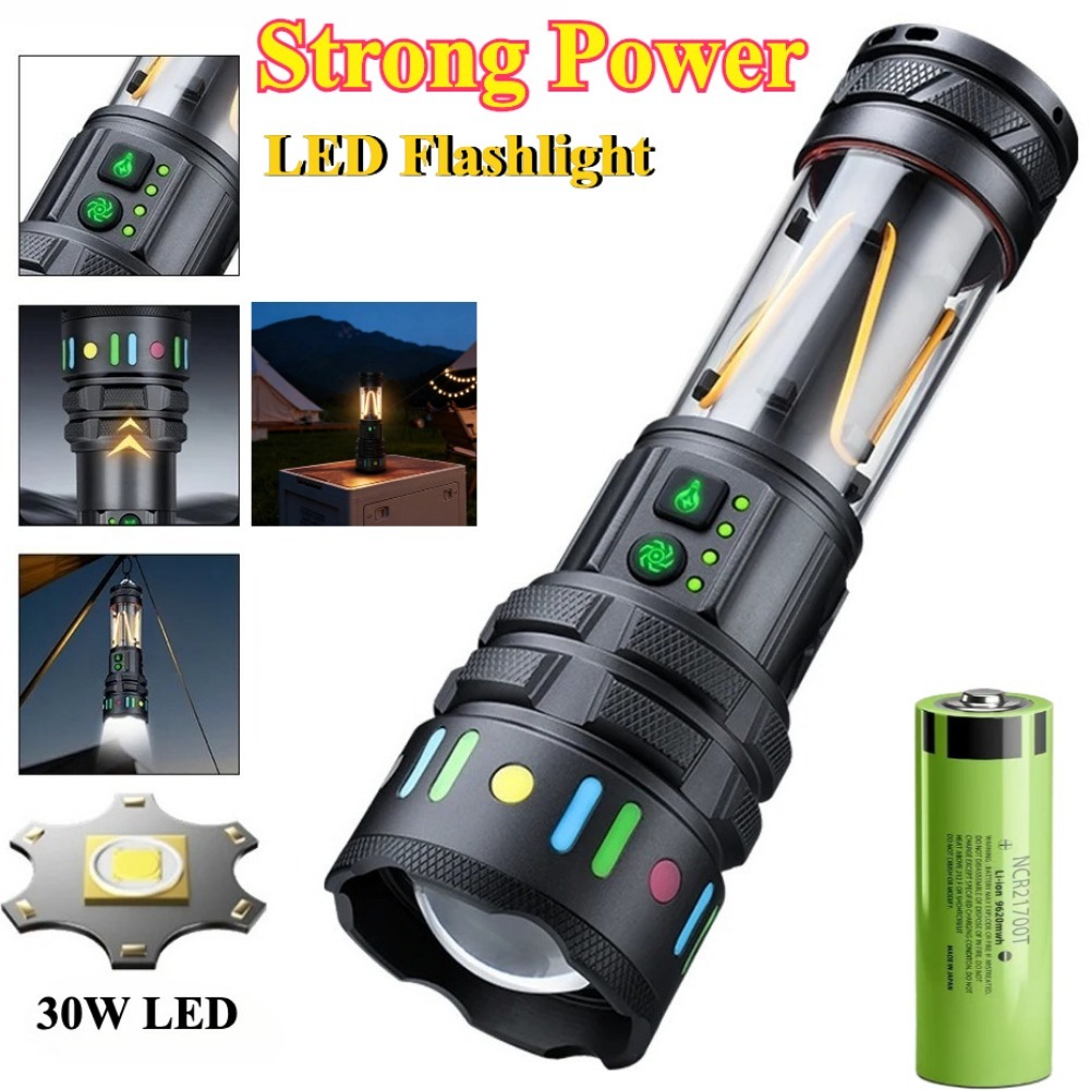강력한 초고휘도 LED 손전등, C타입 고속 충전식 휴 - Outdoor Lighting Lowes 리뷰 및 가격