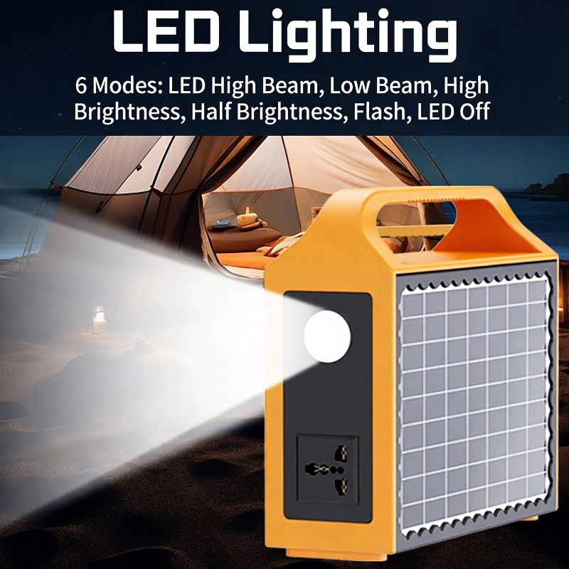150W 휴대용 태양광 발전소 LED 조명 및 태양광  - Outdoor Lighting Kits 리뷰 및 가격