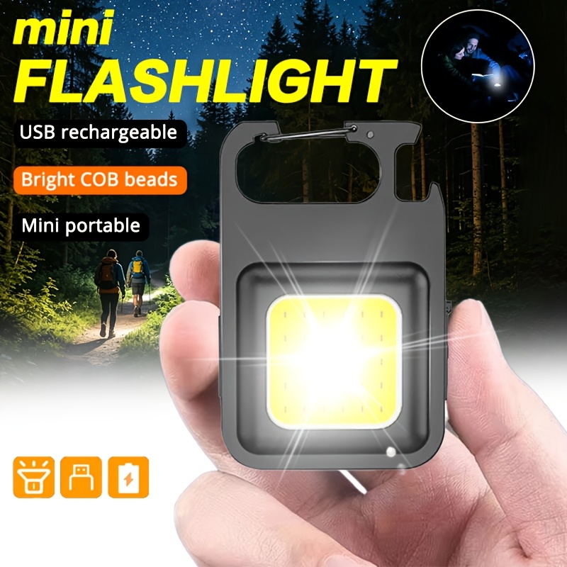 휴대용 키체인 라이트 미니 다기능 캠핑 손전등 USB  - Outdoor Lighting Usb 리뷰 및 가격