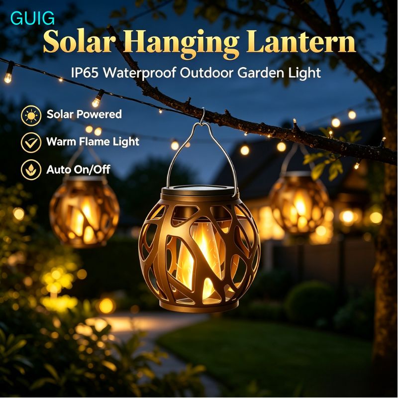 1/2/4팩 태양열 걸이형 불꽃 랜턴 IP65 방수 야 - Outdoor Lighting On Trees 리뷰 및 가격