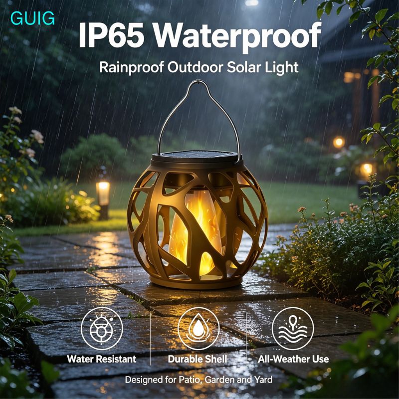 1/2/4팩 태양열 걸이형 불꽃 랜턴 IP65 방수 야 - Outdoor Lighting On Trees 리뷰 및 가격