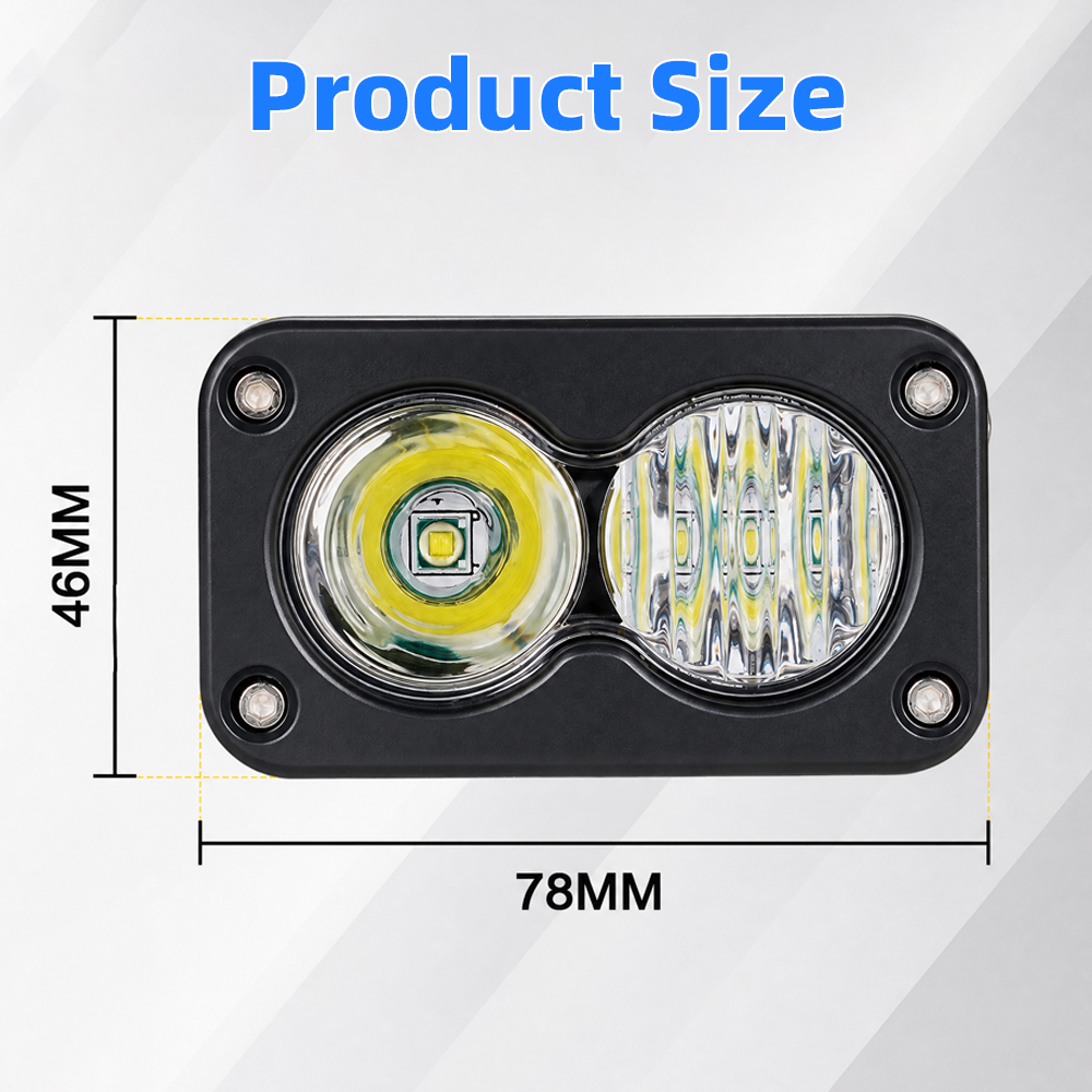 Ridstar Q20 3인치 LED 스포트라이트 헤드라 - Outdoor Lighting Yellow 리뷰 및 가격