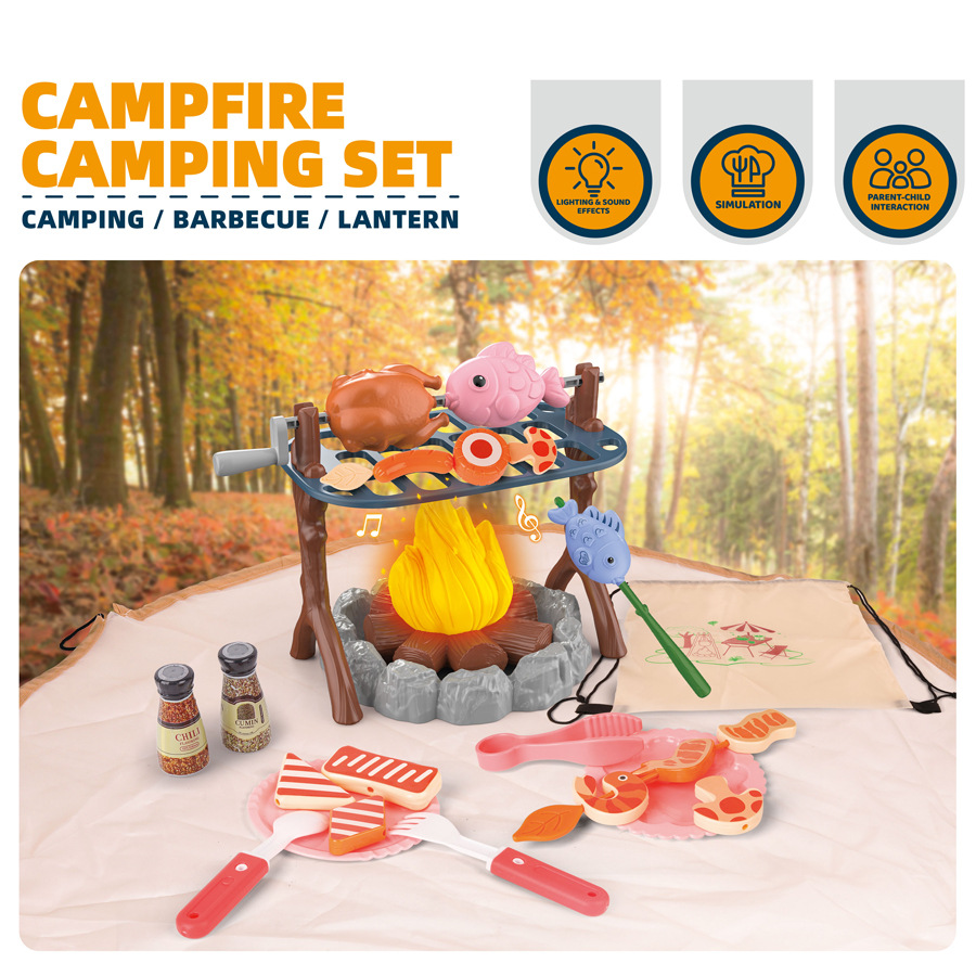 어린이 야외 모험 도구 세트 캠프파이어와 텐트 시뮬레이 - Outdoor Lighting Kits 리뷰 및 가격