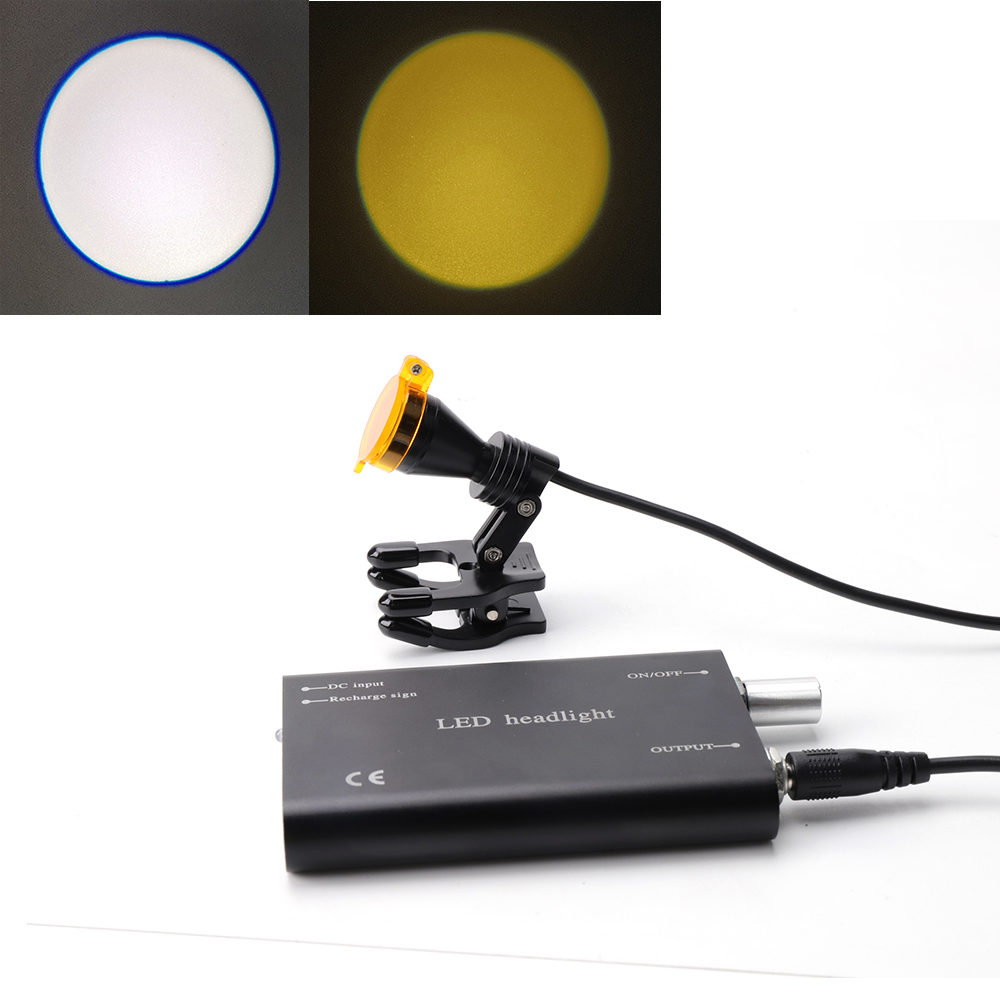 LED 치과 헤드 라이트 램프 유선 LED 헤드라이트  - Outdoor Lighting Yellow 리뷰 및 가격