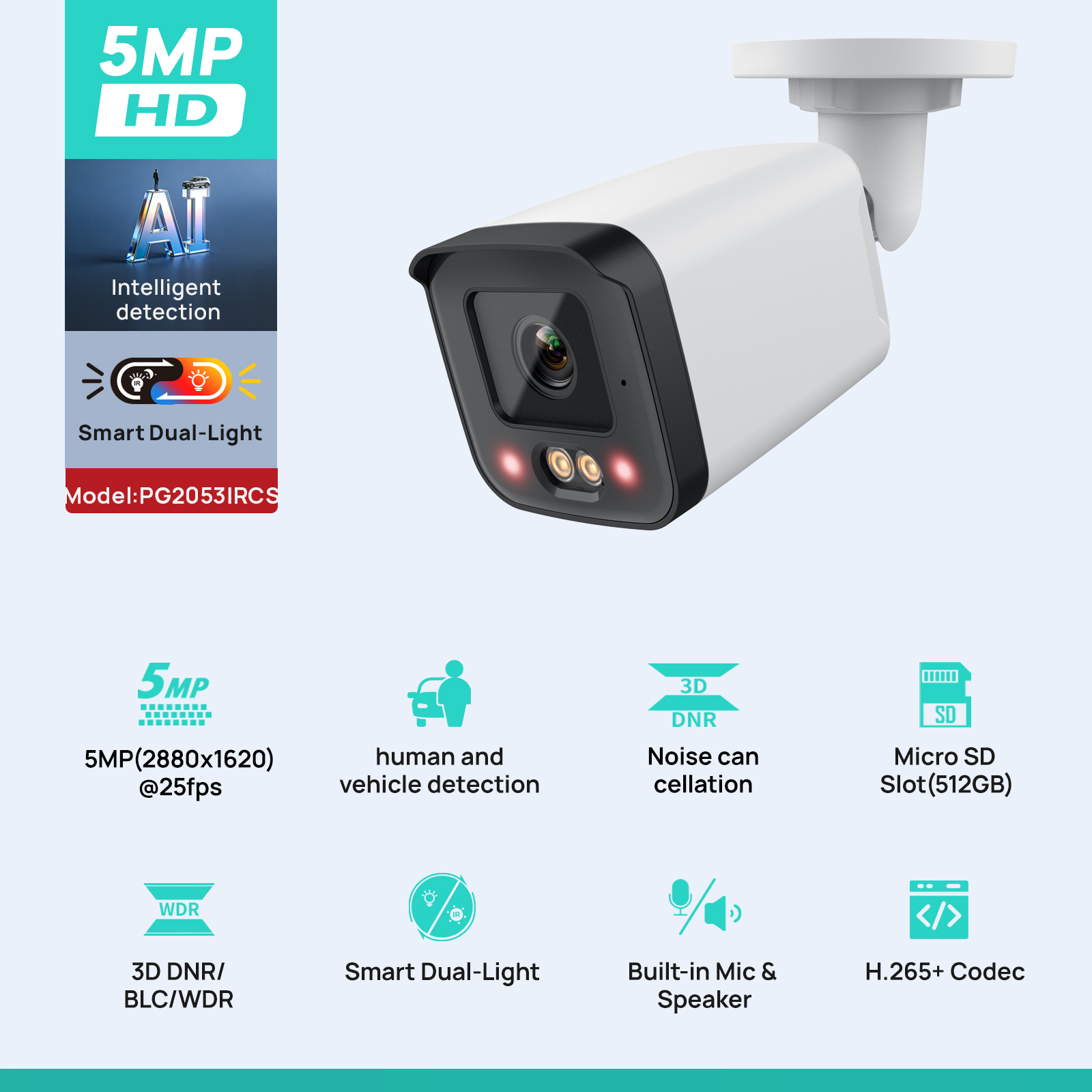 VIKYLIN IP 보안 카메라 5MP 스마트 듀얼 라 - Outdoor Lighting Mains Powered 리뷰 및 가격