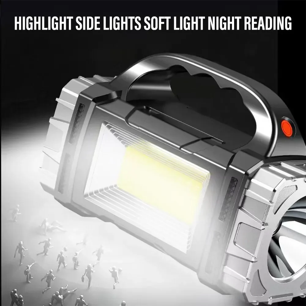 새로운 업그레이드 충전식 고출력 태양광 LED 손전등, - Photocell Outdoor Lighting 리뷰 및 가격