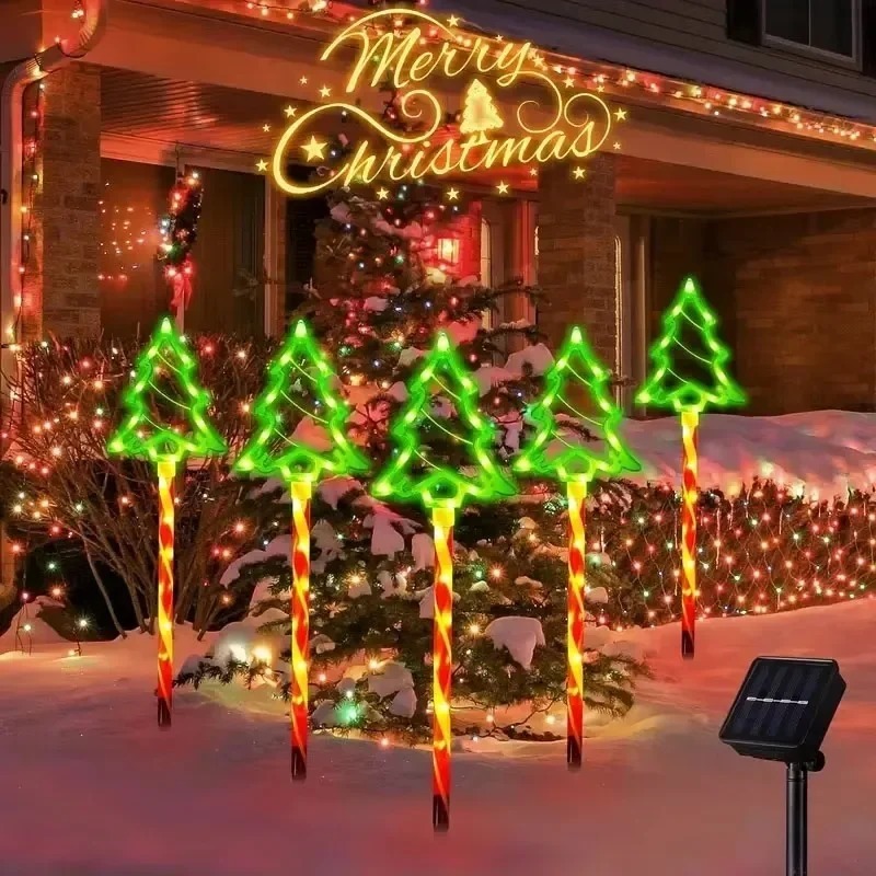 야외용 태양광 LED 그린 크리스마스 실루엣 트리 조명 - Outdoor Lighting On Trees 리뷰 및 가격