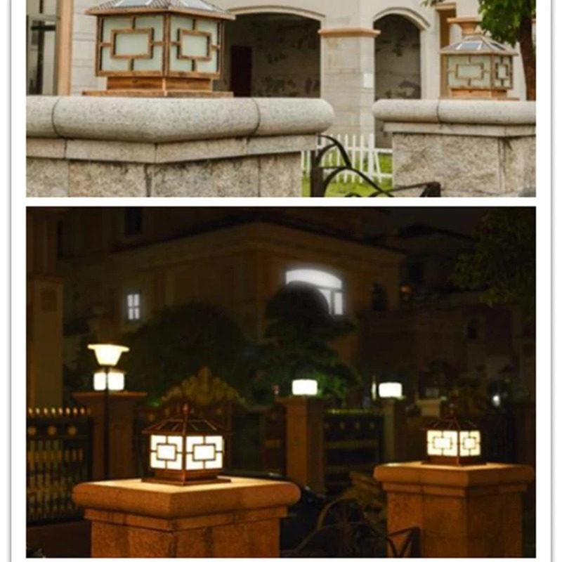 태양광 방수 기둥형 정문등 현대식 야외 기둥 조명 - Outdoor Lighting Mains Powered 리뷰 및 가격