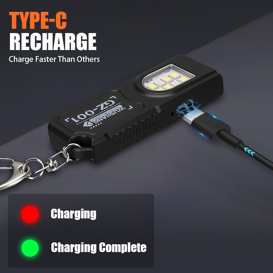 다기능 키체인 손전등 USB 충전식 미니 손전등 COB - Outdoor Lighting Usb 리뷰 및 가격