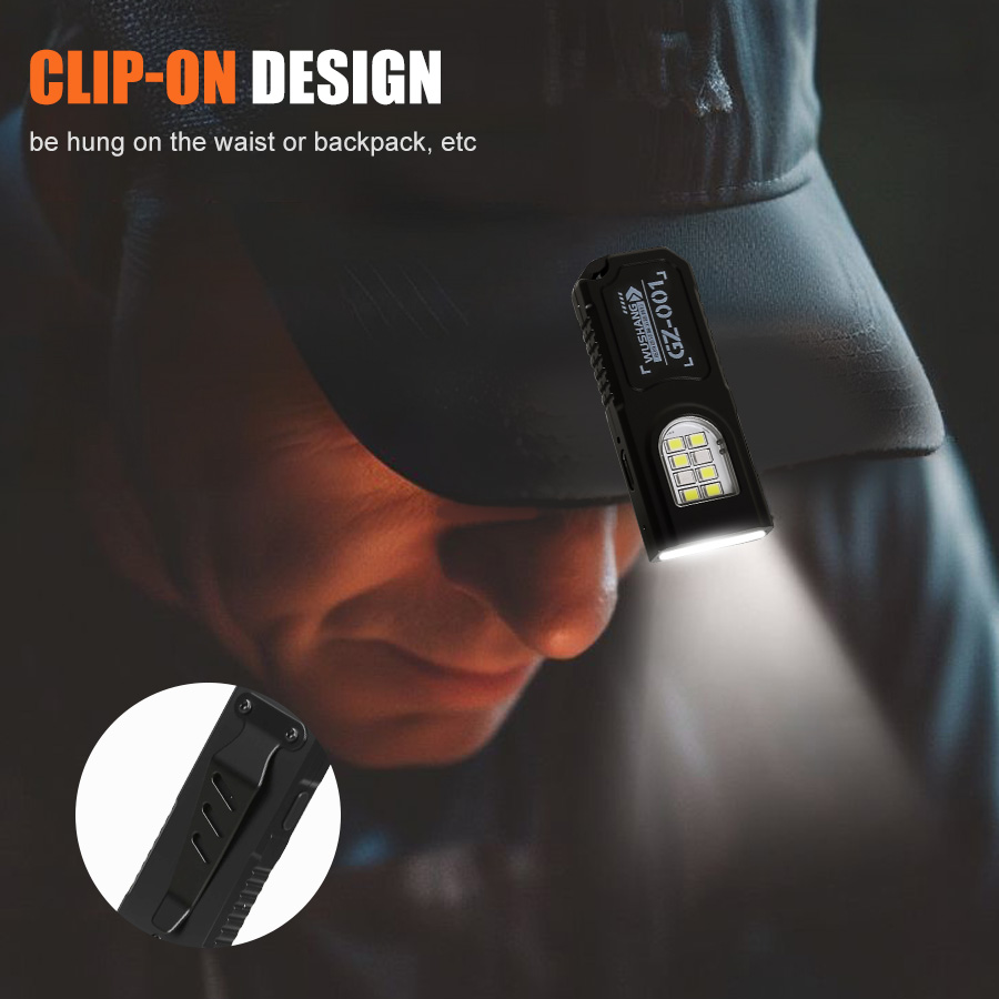 다기능 키체인 손전등 USB 충전식 미니 손전등 COB - Outdoor Lighting Usb 리뷰 및 가격