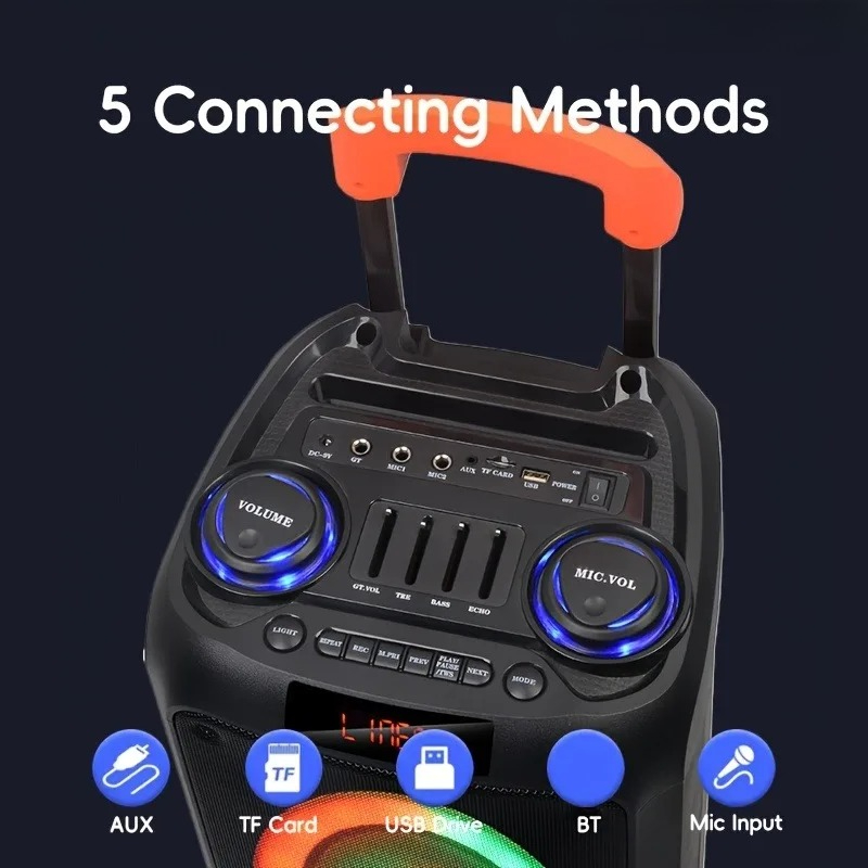 킹럭키 M17 80W 고품질 무선 휴대용 BT 스피커  - Outdoor Lighting High Quality 리뷰 및 가격