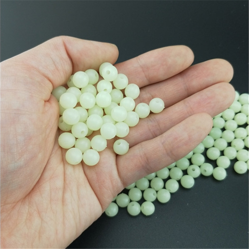 100 개/몫 빛나는 구슬 3mm-8mm 낚시 공간 콩 - Outdoor Lighting Kits 리뷰 및 가격