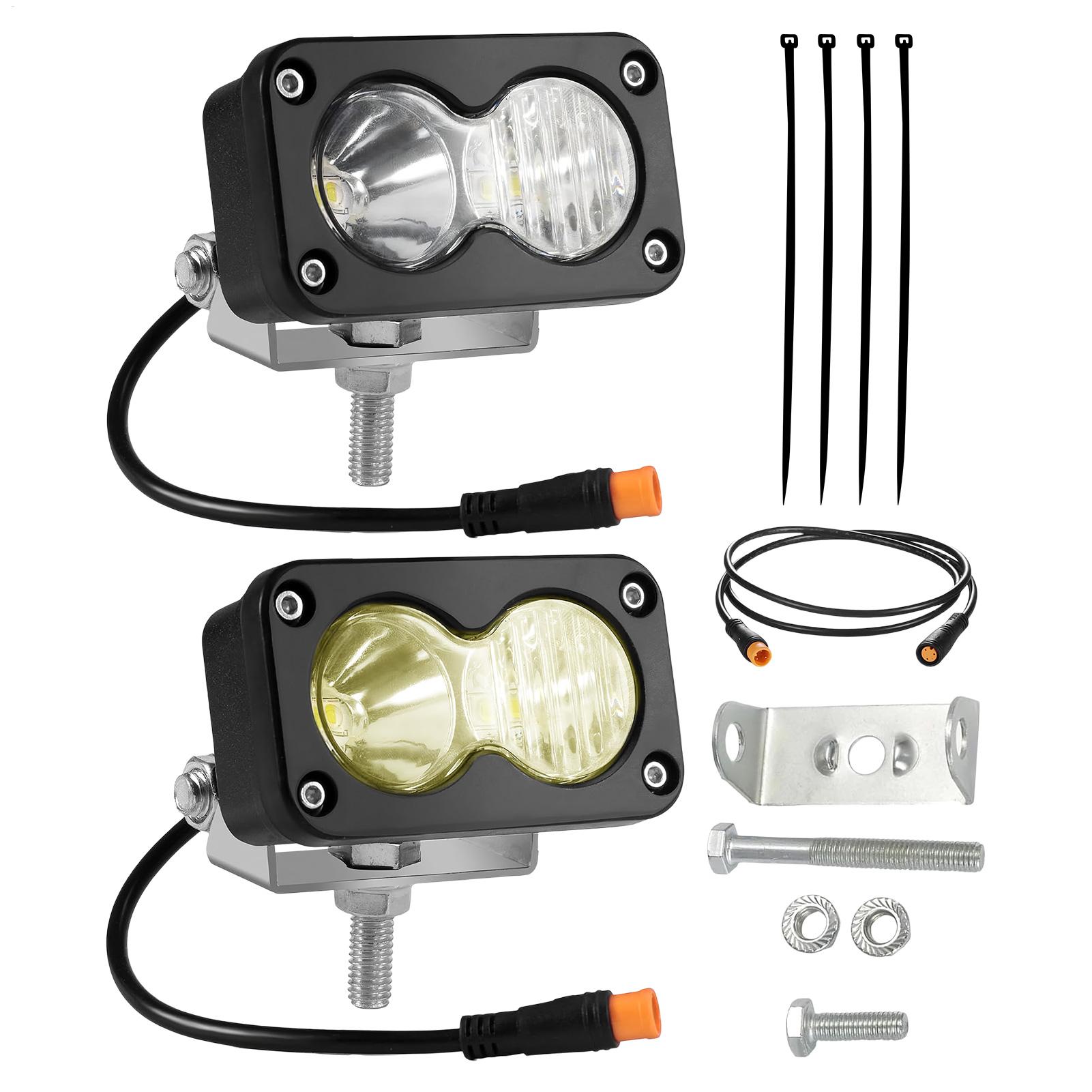 3인치 LED 포드 스포트라이트 Q20 오토바이 픽업  - Outdoor Lighting Yellow 리뷰 및 가격